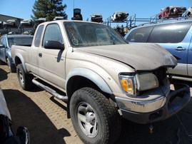 2002 TOYOTA TACOMA PRERUNNER BEIGE XTRA CAB 2.7L AT 2WD Z18332